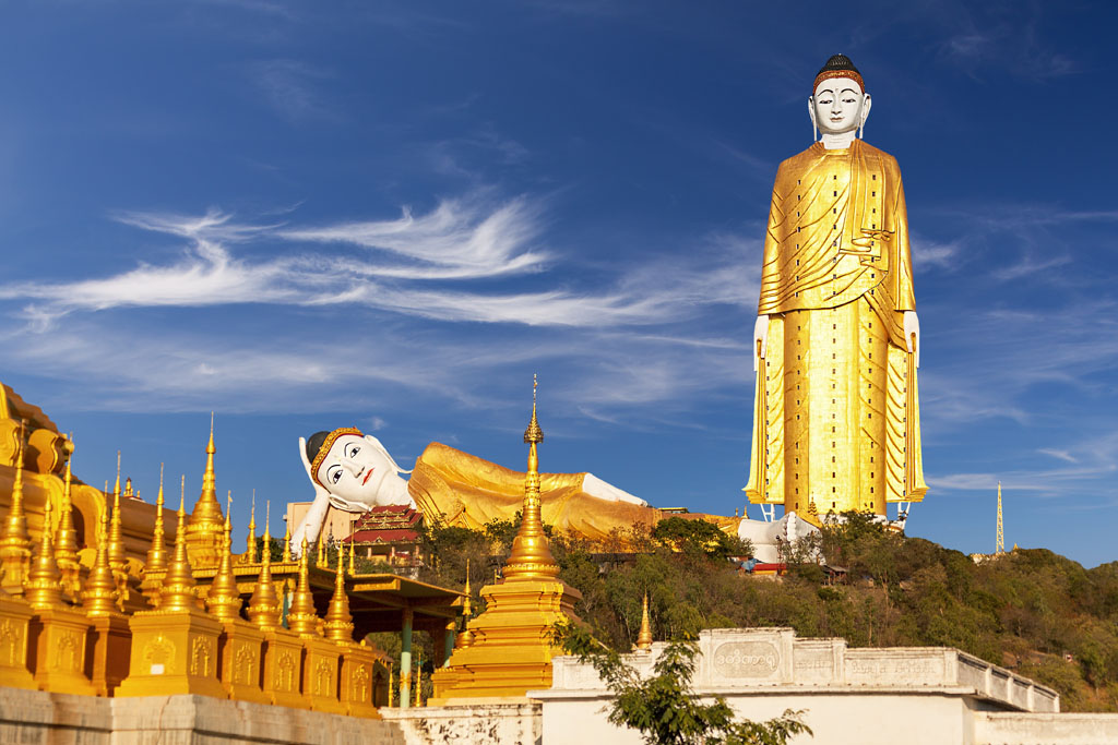 Monywa Myanmar Burma Giant Buddha Image
