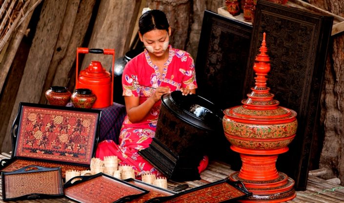 Lacquerware Bagan Myanmar Lacquerware Bagan Myanmar